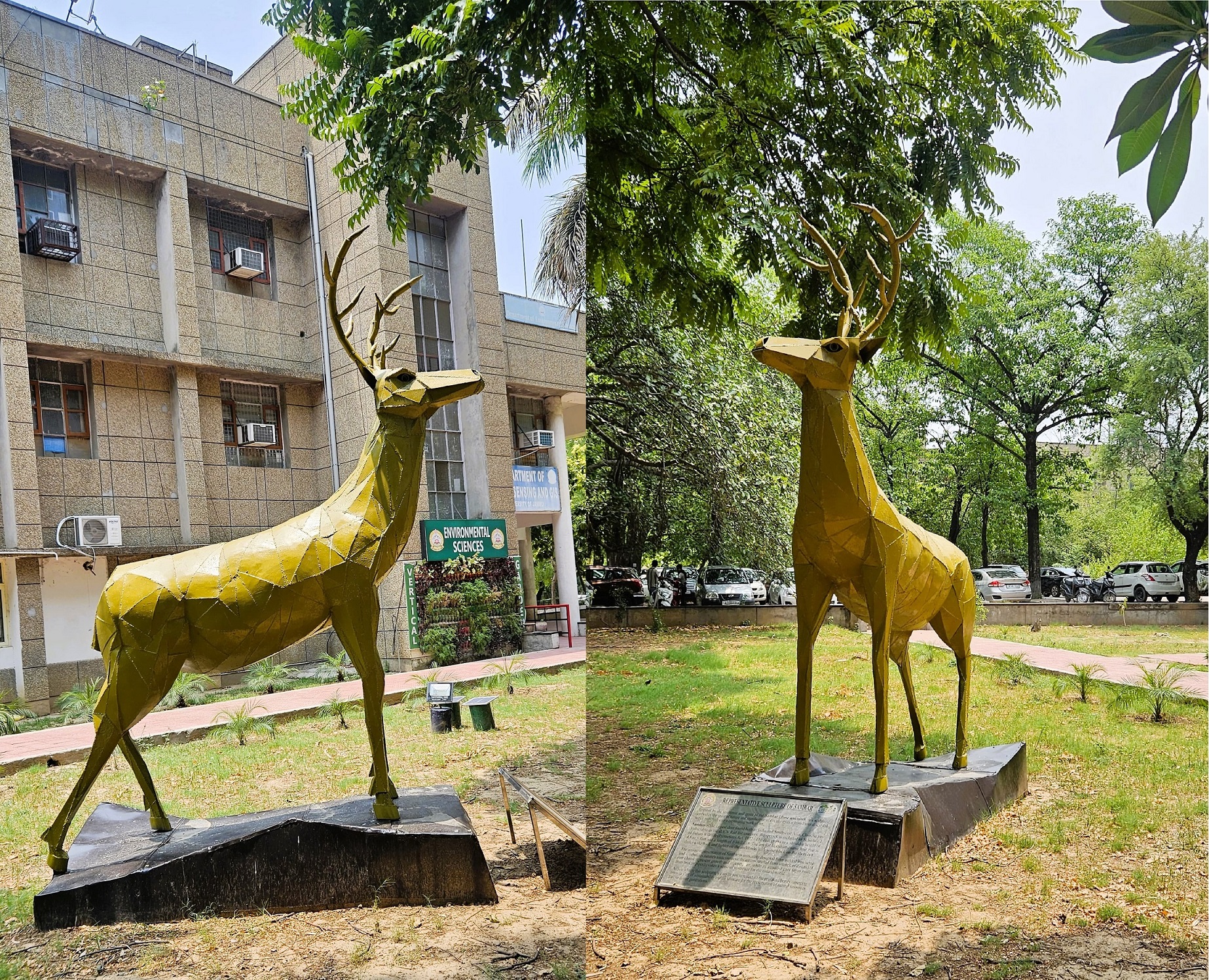 Sculpture of Sambhar (Stag)