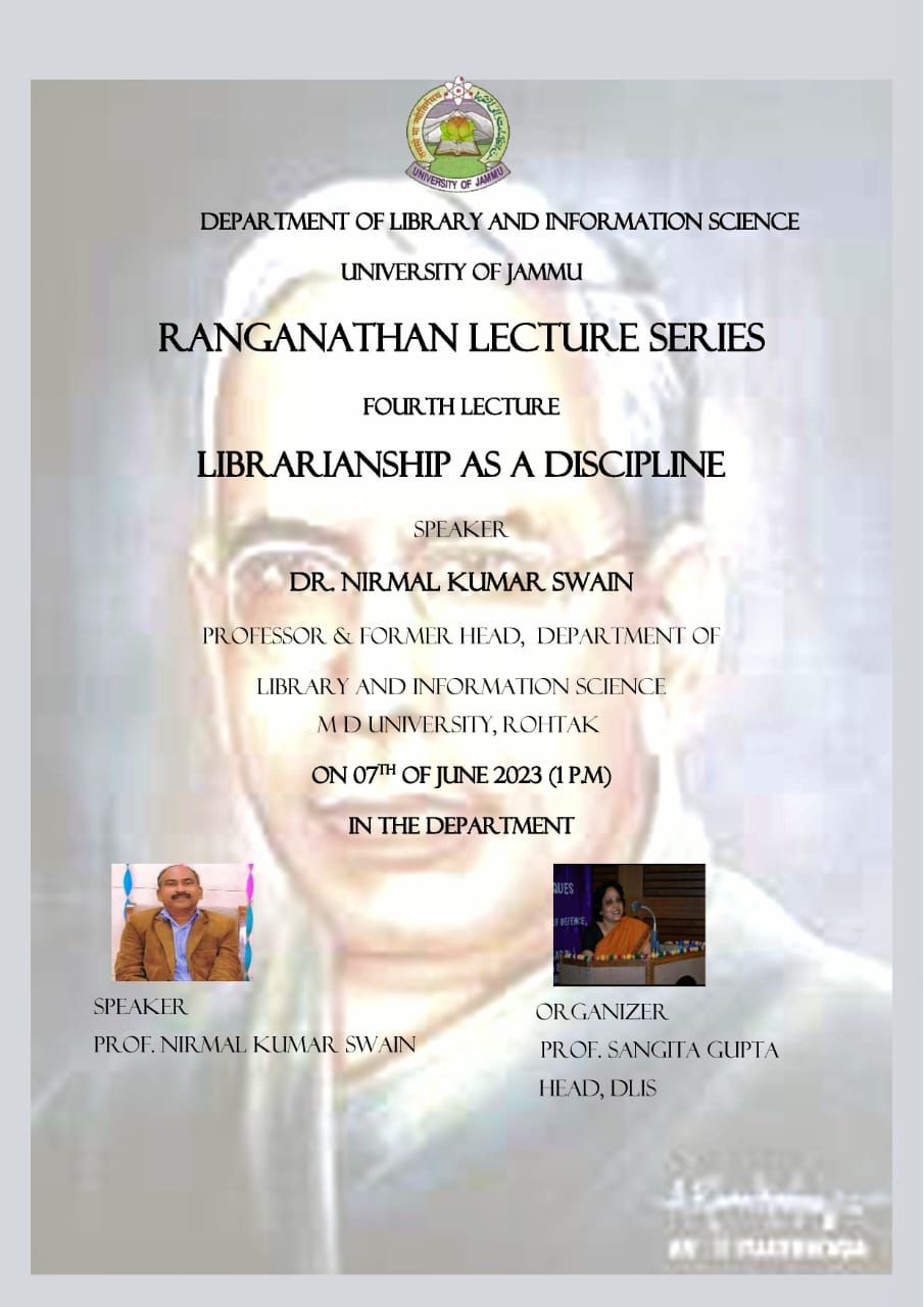 ranganathan lecture